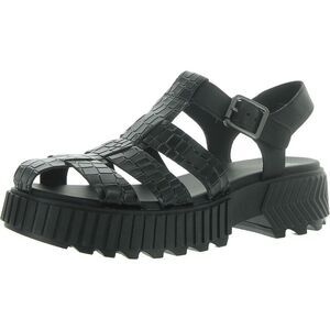 Sorel Black Woven Platform Sandal